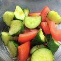 チャリス's cooksnap of when they made 【副菜】きゅうりとトマトの中華サラダ.