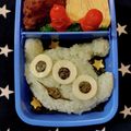 景と浩's cooksnap of when they made 簡単♪リトルグリーンメン♪キャラ弁.