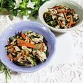 ♪としクック♪'s cooksnap of when they made うちの味♤ひじきほうれん草ごまドレサラダ.