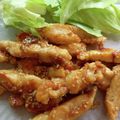 TYSK's cooksnap of when they made 鶏胸肉の胡麻てりスティック。.