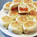 クックUR9L2V☆'s cooksnap of when they made 簡単★フライパンでパンを作ろう♪惣菜編.