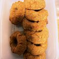 不器用なムサ's cooksnap of when they made 米粉おから焼きドーナツ☆黒糖きな粉.