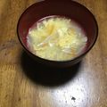クックO7FA6Q☆'s cooksnap of when they made 玉ねぎのふわふわかき玉スープ.