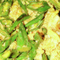 omiso's cooksnap of when they made オクラと卵炒め.