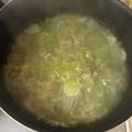 さき8888's cooksnap of when they made みんなだいすき！手間なし！レタススープ！.