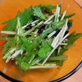 目にゅー's cooksnap of when they made 簡単✿水菜サラダ.