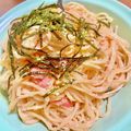 みさちひ's cooksnap of when they made 簡単！絶品！サイゼリヤ風タラコスパゲティ.