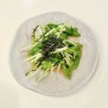 クックEBXFTK☆'s cooksnap of when they made 水菜と山芋で♪食感が美味しいサラダ☆.