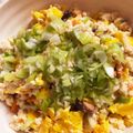 匡史さん's cooksnap of when they made 糖質制限ダイエット♪豆腐の鮭チャーハン.