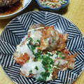かおりかざり's cooksnap of when they made ぷりぷり鶏もも肉のキムチマヨチーズ焼き.