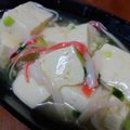アルトクリーフ's cooksnap of when they made 豆腐のカニカマあんかけ〜ごま油風味.