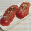 umemodoki's cooksnap of when they made トマトと粉チーズのカプレーゼ風.
