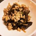 のえもゆ's cooksnap of when they made 生姜が効いてる！鶏ひき肉と茄子の甘酢炒め.