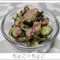 ちょこ☆ちょこ's cooksnap of when they made ズッキーニとモヤシ、ツナの酢の物.