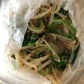 さらよりいくろ☆'s cooksnap of when they made コリコリ★豆もやしナムル(袋でレンチン).