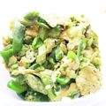 くっくペタ's cooksnap of when they made オクラと卵のマヨ炒め.