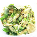 くっくペタ's cooksnap of when they made オクラと卵のマヨ炒め.
