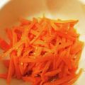 さおりらっくま's cooksnap of when they made 簡単、レンジで人参のナムル.