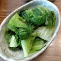 ばたみそーぱん☆'s cooksnap of when they made レッツ3分クッキング♡レタスのおひたし♡.