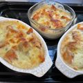 食べてみ〜's cooksnap of when they made じゃがいもと鮭のグラタン.