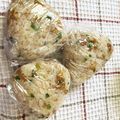 どれみふぁそらき's cooksnap of when they made ねぎと天かすの＊おにぎり.