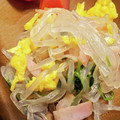 LunaJuno's cooksnap of when they made 簡単ヘルシー♪豆苗と春雨の卵炒め.