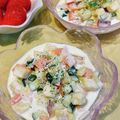 riria♪'s cooksnap of when they made さつま芋サラダ.