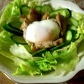 モコブーママ's cooksnap of when they made ✿✿温玉のせチキンサラダ✿✿.