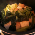実菜♪'s cooksnap of when they made ◆超簡単！◆小松菜＆油揚げの煮物.