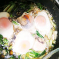 mizuhodayo's cooksnap of when they made あと1品に☆ほうれん草の巣籠もり卵.