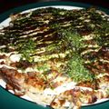 はな・ちん's cooksnap of when they made もやしお好み焼き.