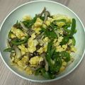 Reo14☆'s cooksnap of when they made ピーマン、しめじ、卵の鶏ガラマヨ炒め.