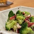 shotama's cooksnap of when they made タコとブロッコリー♪ガーリック炒め.