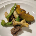 くじら食堂's cooksnap of when they made ご飯がすすむ☆牛肉とかぼちゃの甘辛炒め.
