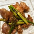クロッワッサン's cooksnap of when they made 鶏肉とアスパラのレモンネギ塩ソテー♩.