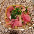 にゃあるん's cooksnap of when they made 濃厚♩天然ブリのユッケ風.