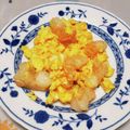 ジョングレ's cooksnap of when they made お弁当に♪簡単えびたまごの塩麹炒め.