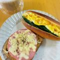 Ri→chan's cooksnap of when they made マスタードベーコンチーズトースト★ランチ.