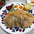 ぶちこりん's cooksnap of when they made 炊飯器de簡単！炊き込みチキンライス.