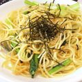 ☆ayami☆26's cooksnap of when they made お茶漬けの素で★簡単和風パスタ.
