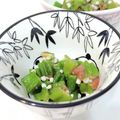 ☆りーたんmama☆'s cooksnap of when they made 【農家のレシピ】オクラの梅和え.