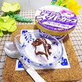 mamaRD's cooksnap of when they made ブルーベリーヨーグルトアイスチョコソース.