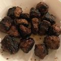 yuuc5's cooksnap of when they made 牛挽肉で～サイコロステーキ.