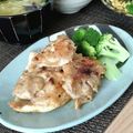 あず7225's cooksnap of when they made 鶏もも肉のレモン風味照り焼き.