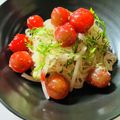 azbjbn's cooksnap of when they made トマトと新玉ねぎの冷製パスタ.
