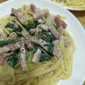 往きつ戻りつ's cooksnap of when they made 牛乳で簡単！ベーコンのクリームパスタ♪.