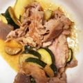 いとま's cooksnap of when they made 豚とズッキーニのポン酢炒め.
