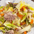 ミアンミアン's cooksnap of when they made めんつゆで♡豚肉と白菜の梅おかか炒め.