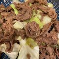 大熊猫さん's cooksnap of when they made 材料2つ＊春キャベツと牛肉のすき焼き風＊.