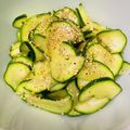 azbjbn's cooksnap of when they made ズッキーニのナムル.